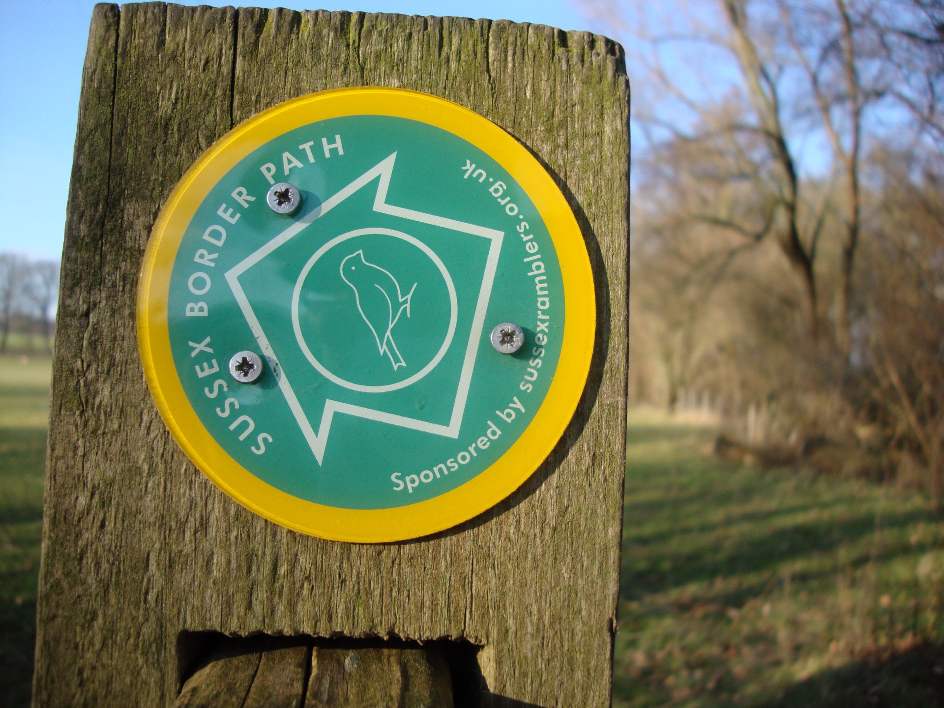 Sussex Border Path signage